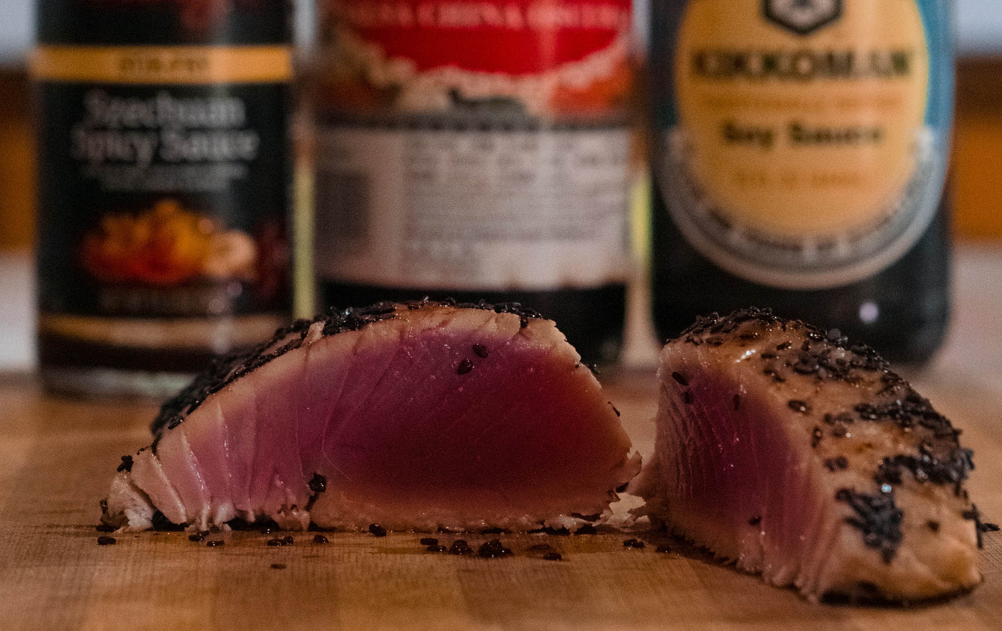 Seared Ahi Tuna with Black Sesame Seeds Recipe
