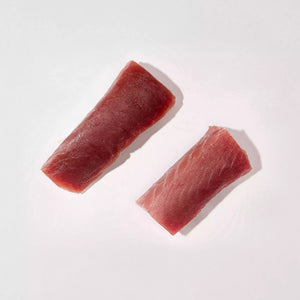 Wild Caught Bigeye Tuna size comparison 8 oz vs 4 oz