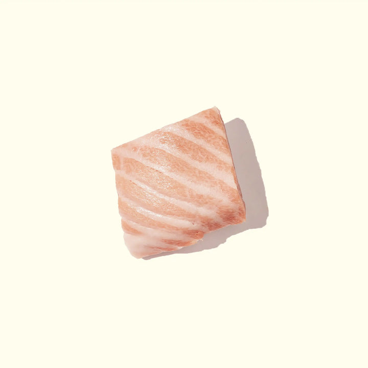 Bluefin Tuna Otoro 7oz saku block thawed color fatty pacific sustainable - order fresh seafood online sushi sashimi riviera seafood club 01