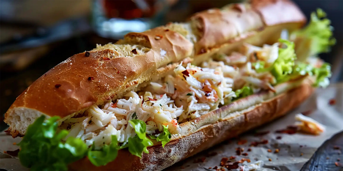 Buttery Snow Crab Baguette Roll Recipe