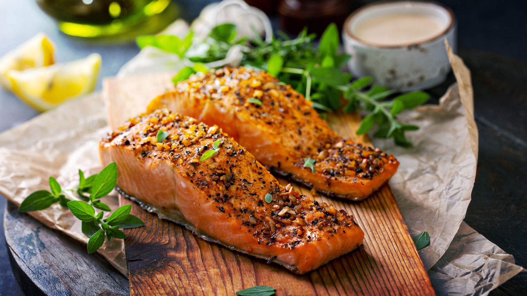 How To Grill Salmon on a Cedar Plank - Riviera Seafood Club