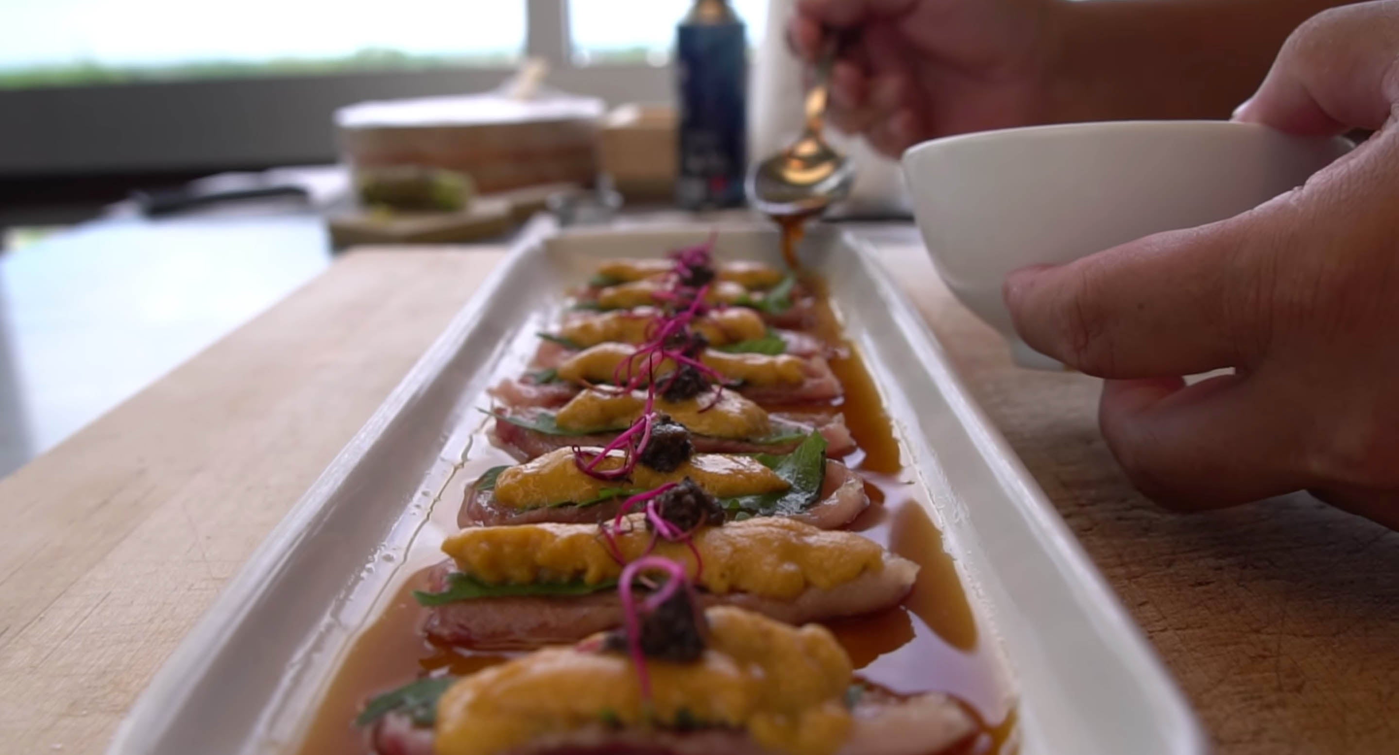 How to Create the Ultimate Wagyu & Uni Carpaccio - Chef Hiro Terada & Riviera Seafood Club