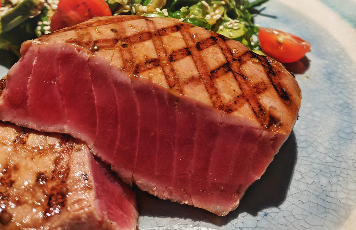 Grill Seared Bluefin Tuna Steak Recipe Riviera Seafood Club 7630