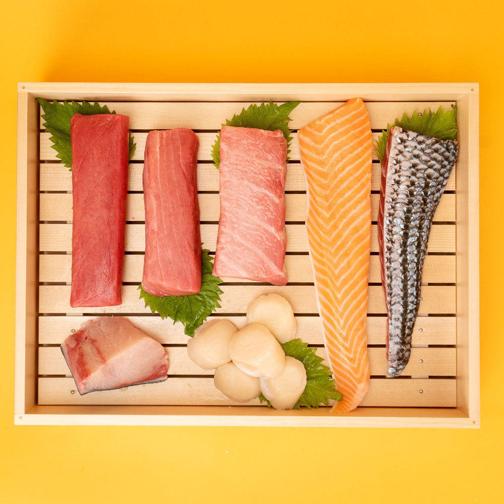 Fresh & frozen sashimi selections. Bluefin tuna, Ōra King & much more. 