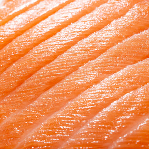 Bakkafrost Salmon Filet close up detail order online Riviera Seafood Club
