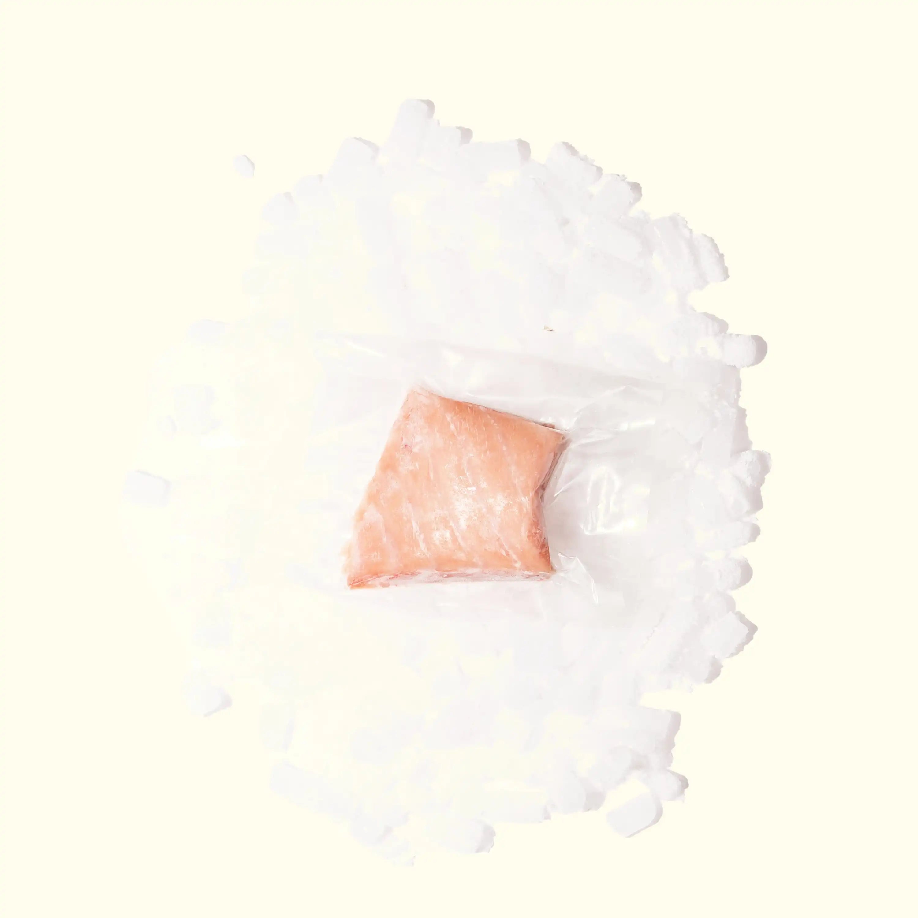 Bluefin Tuna Otoro saku block on ice color fatty pacific sustainable - order fresh seafood online sushi sashimi riviera seafood club