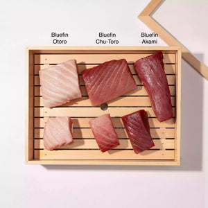 Different Types of Bluefin Tuna Cuts (Otoro, Chu-Toro, Akami)