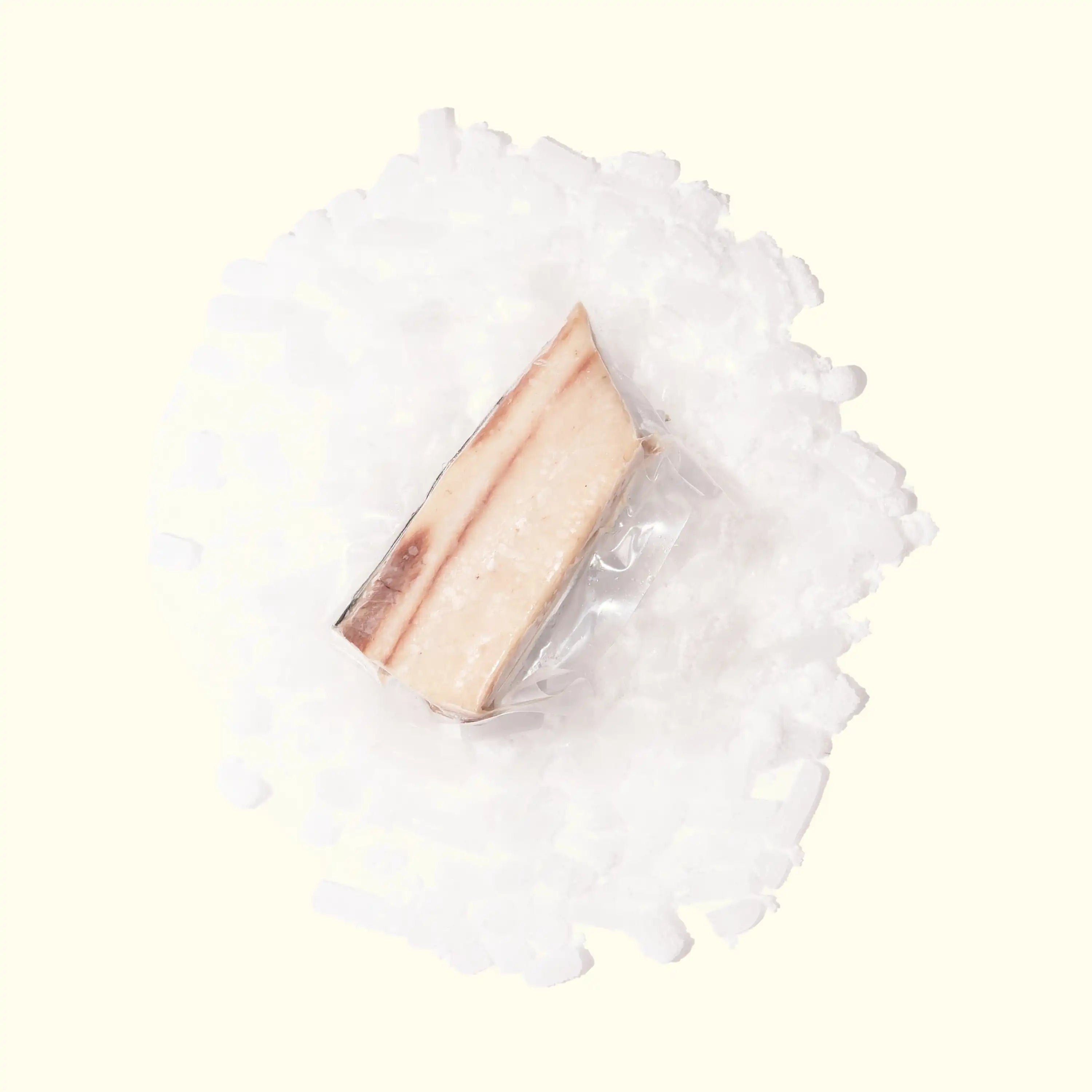 Hon-Hamachi (Japanese Yellowtail) Saku - frozen in package on ice - order fresh seafood online home delivery sushi sashimi grade riviera seafood club